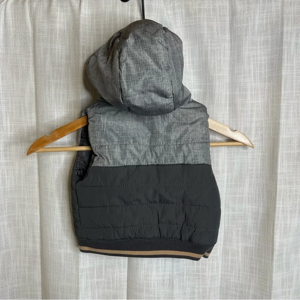 Orange Shirt and Gray Jacket Set with Beanie size 12 months baby bundle